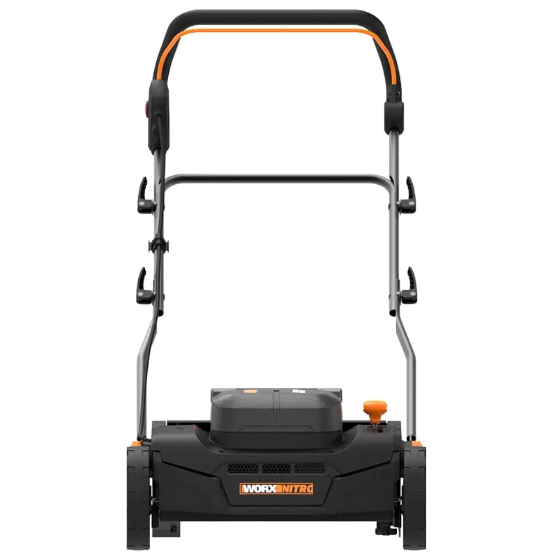 Аэратор-скарификатор WORX NITRO WG855E 40V 36см бесщеточный аккумуляторный — детальное фото